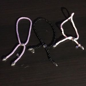 David Yurman rope & cable bracelets